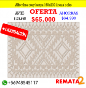 Alfombra cosy kenya 160x230 lineas boho