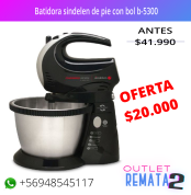 Batidora sindelen de pie con bol b-5300