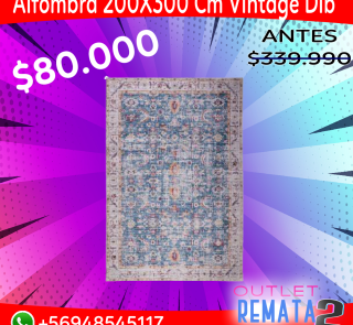 Alfombra 200X300 Cm Vintage Dib