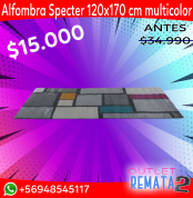Alfombra Specter 120x170 cm multicolor