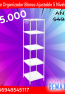 Estanteria Organizador Blanco Ajustable 5 Niveles Dunker