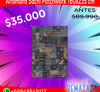 Alfombra Sachi Patchwork 160x235 cm