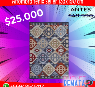 Alfombra fenix seller 133x190 cm