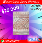 Alfombra ferrara vintage 133x190 cm