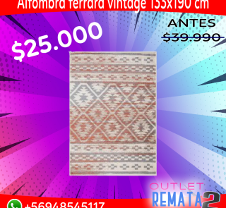 Alfombra ferrara vintage 133x190 cm