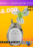 Lampara + Ventilador Totoro