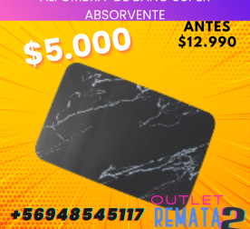 Alfombra de baño Super absorvente