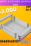 Canasto Ajustable Lavaplatos Gris