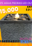Fuente agua piedras LED Outzen
