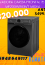 Lavadora Carga Frontal 15 Kg MF200W150B-T midea
