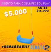 Asiento para columpio EDU PLAY