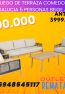 Juego de Terraza Comedor Andalucia 5 Personas Beige JHC
