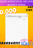 Freezer Horizontal 142 Litros Blanco FENSA