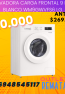 Lavadora Carga Frontal 9 kg Blanco WM9GWVFS6 LG