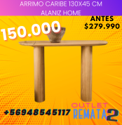 Arrimo Caribe 130x45 cm ALaniz home