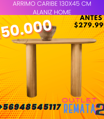 Arrimo Caribe 130x45 cm ALaniz home