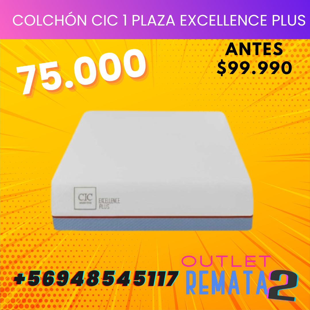 Colchón CIC 1 Plaza Excellence Plus