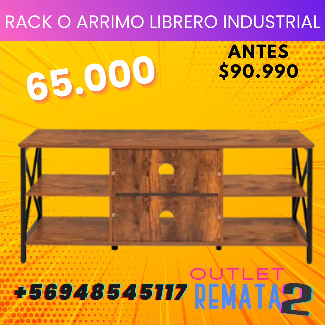 Rack o Arrimo Librero Industrial