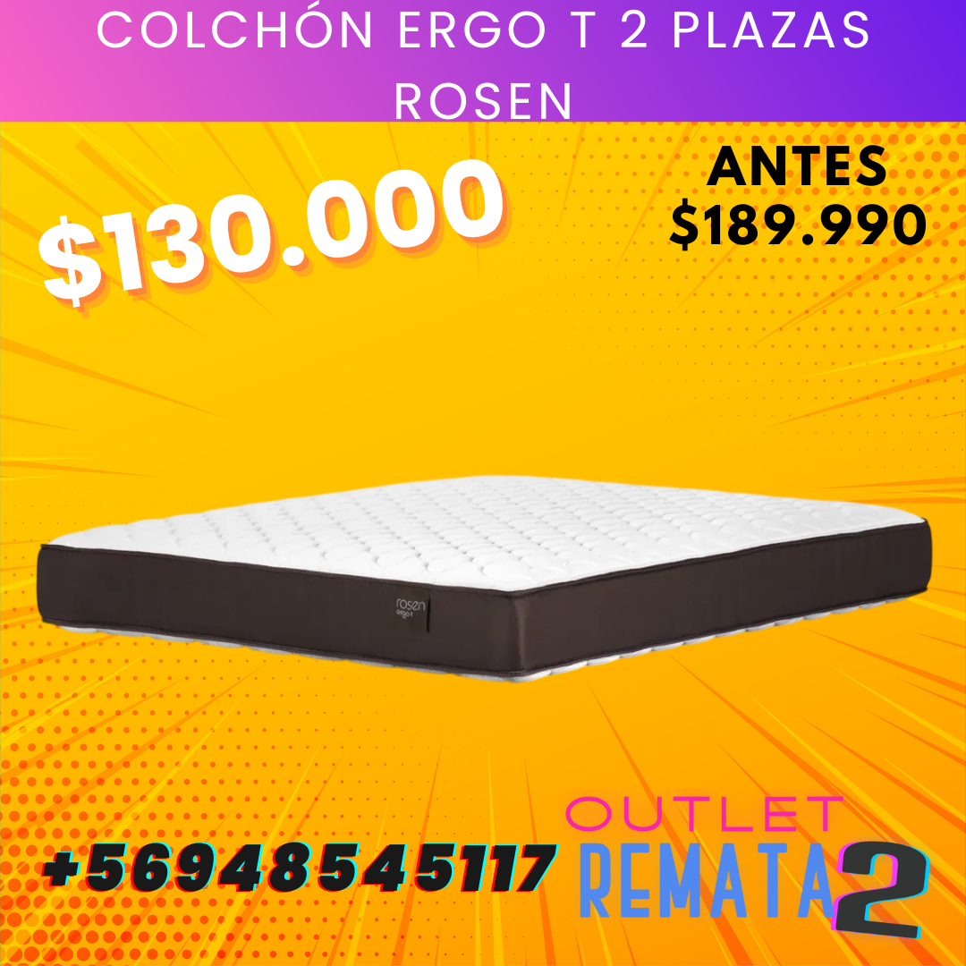 Colchón Ergo T 2 Plazas Rosen