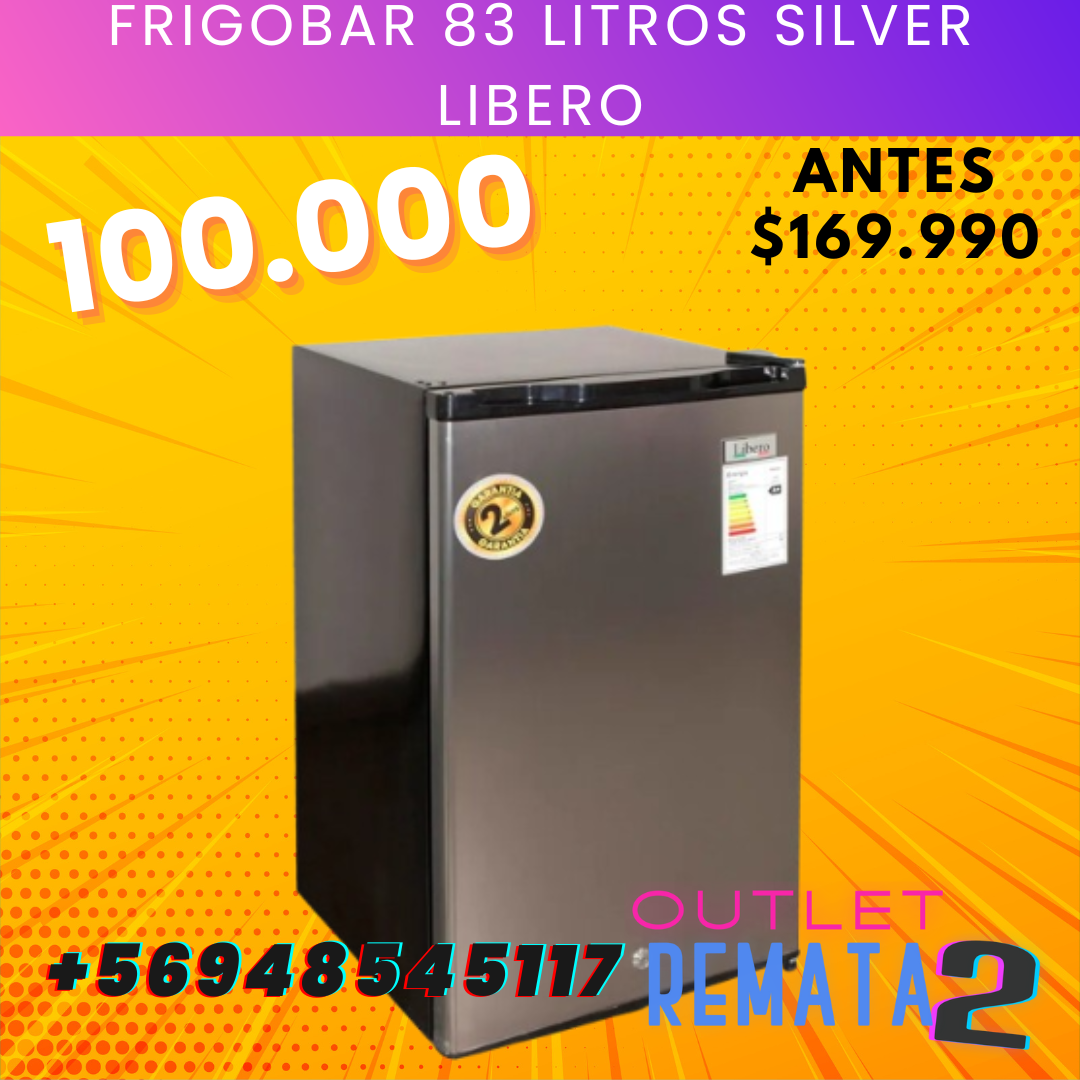 Frigobar 83 Litros Silver LIBERO