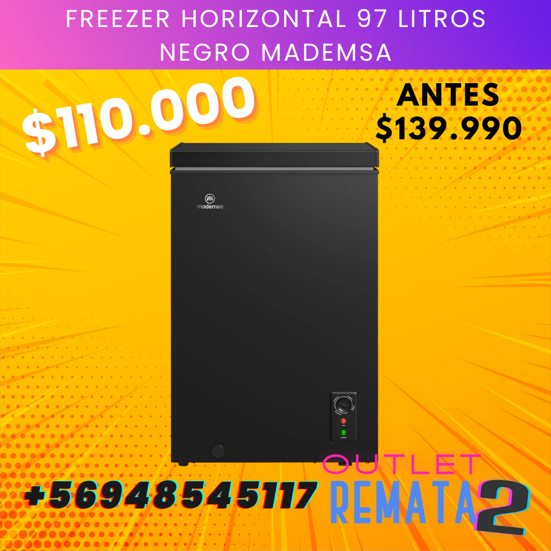 Freezer Horizontal 97 Litros mademsa