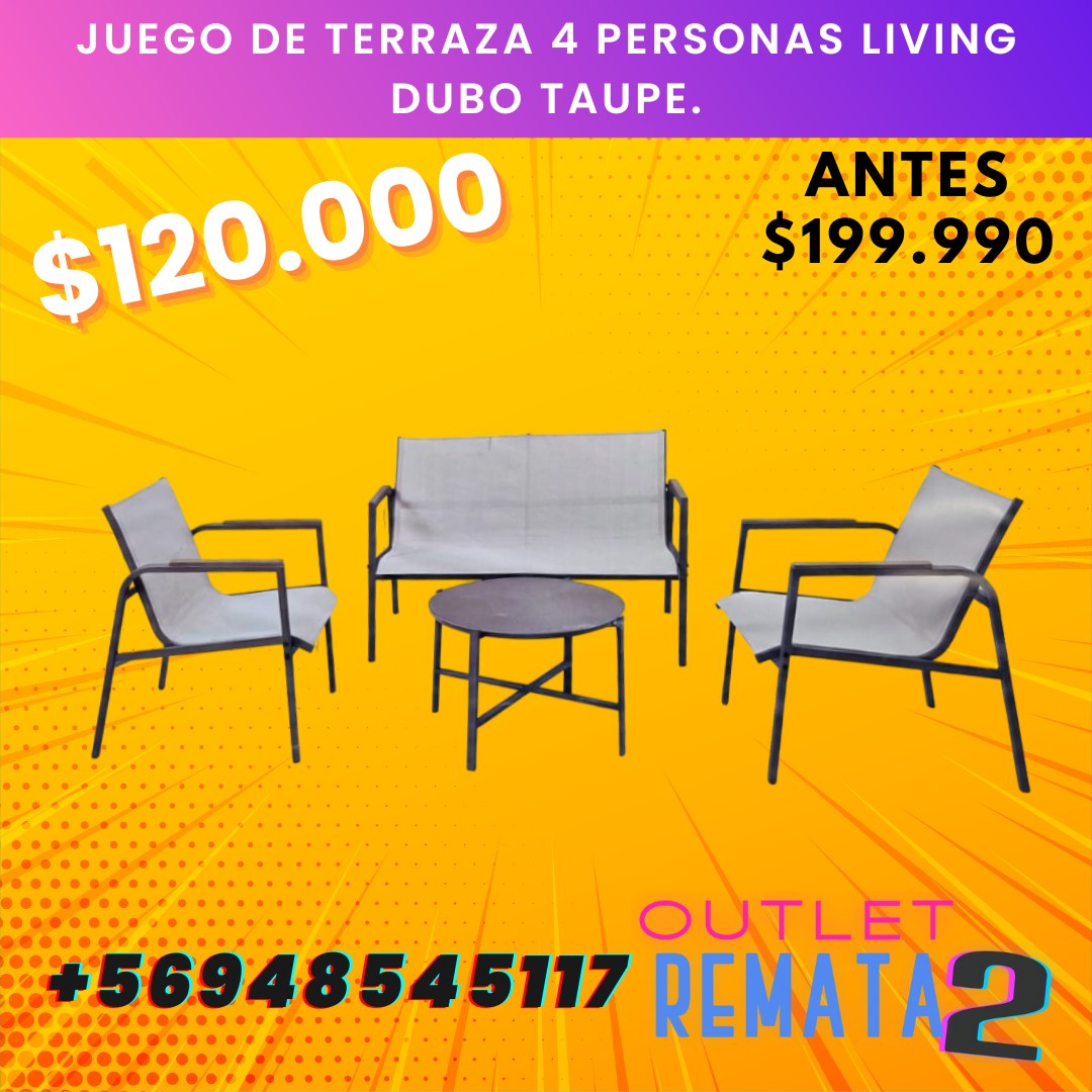 juego terraza 4 personas