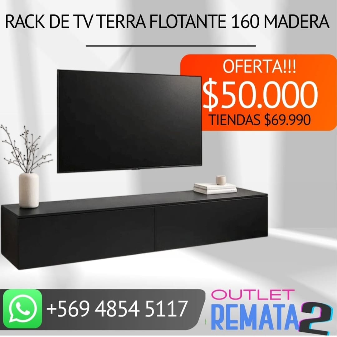 rack tv colgante