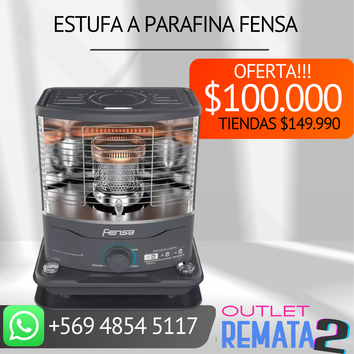 ESTUFA A PARAFINA FENSA